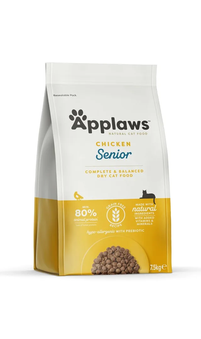 APPLAWS Senior Chicken - Dry Cat Food - 7 5kg
