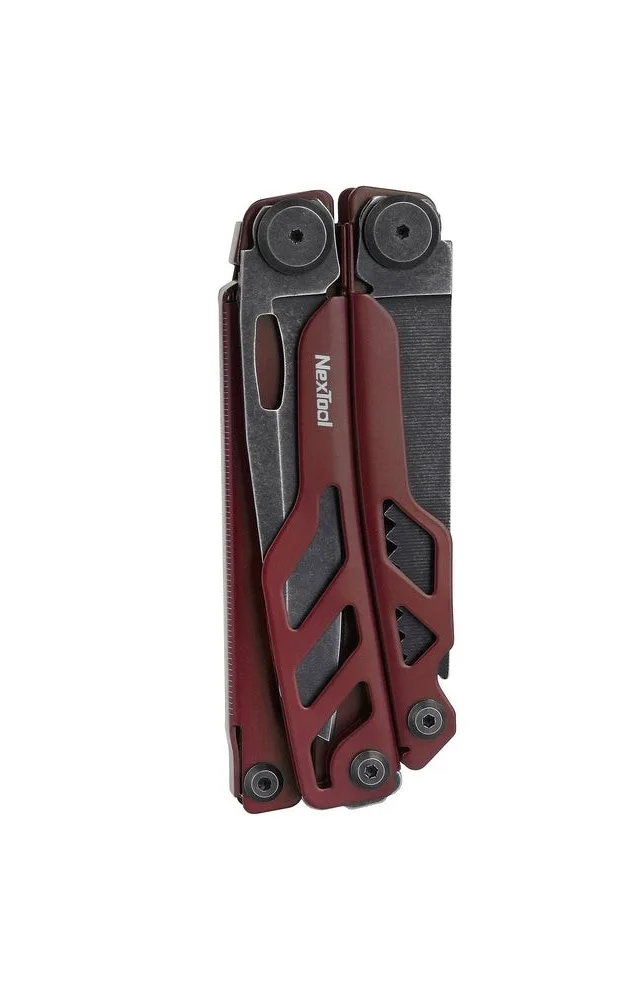 NexTool FLAGSHIP Pro NE20279 16-In-1 Multitool Red Belt Pouch