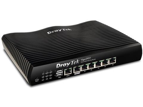 DrayTek Vigor2927 wired router Gigabit Ethernet Black