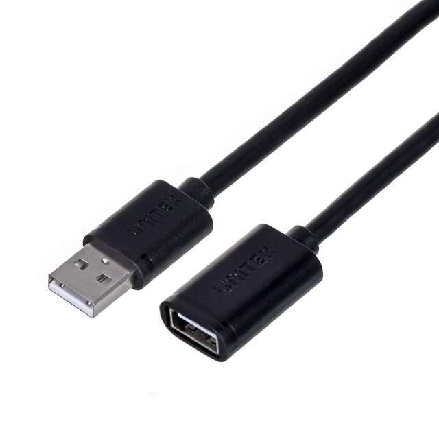 UNITEK Y-C418GBK USB cable USB 2.0 5 m USB A 0.48 Gbit/s Black