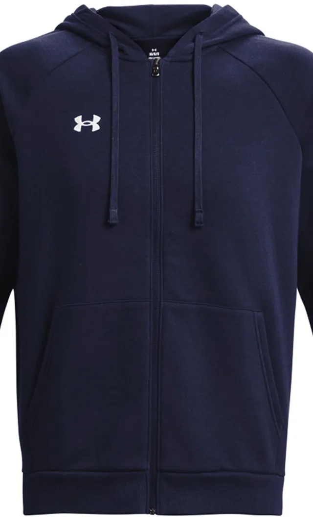 Under Armour Men's Rival Fleece FZ Hoodie Navy Blue 1379767 410