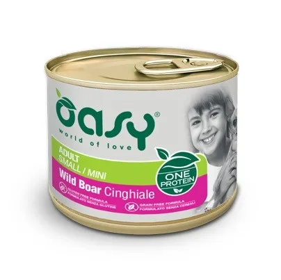 OASY One Protein Adult Small/Mini Wild Boar - Wet Dog Food - 200g