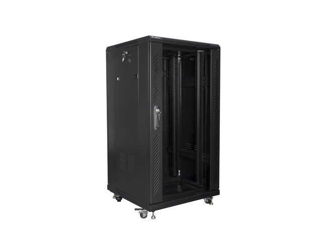 Lanberg FF01-6622-12B rack cabinet 22U Freestanding rack Black