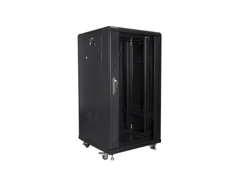 Lanberg FF01-6622-12B rack cabinet 22U Freestanding rack Black