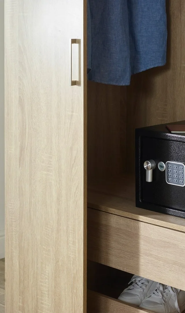 Yale YSV/250/DB2 Free Standing Safe 16.3 L Steel Black