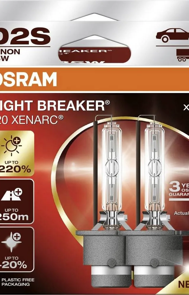 Bulb (Set Of 2 Pcs) D2S 85V 35W P32D-2 XENARC NIGHT BREAKER 220 White 4500K