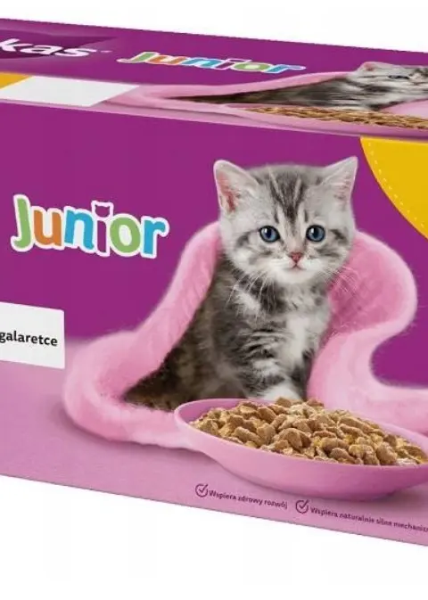 WHISKAS Junior Poultry In Jelly - Wet Cat Food - 40 X 85g