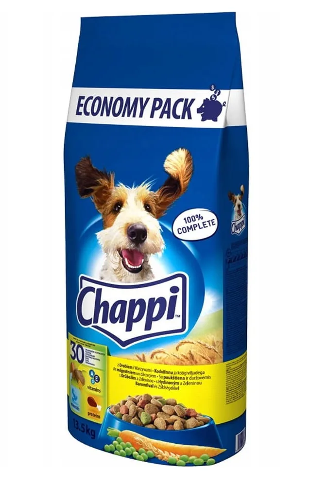 CHAPPI With Poultry And Vegetables - Dry Dog Food - 13 5kg