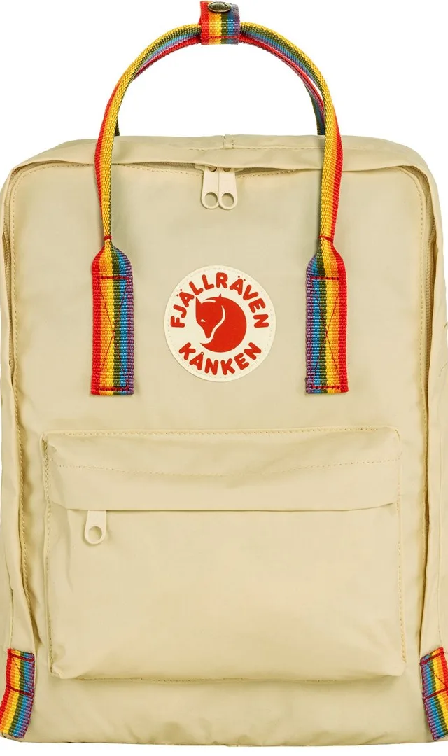Fjallraven Kanken Rainbow Backpack Light Oak