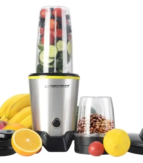 Esperanza EKM028 Blender Tabletop Blender 1000 W Black Stainless Steel
