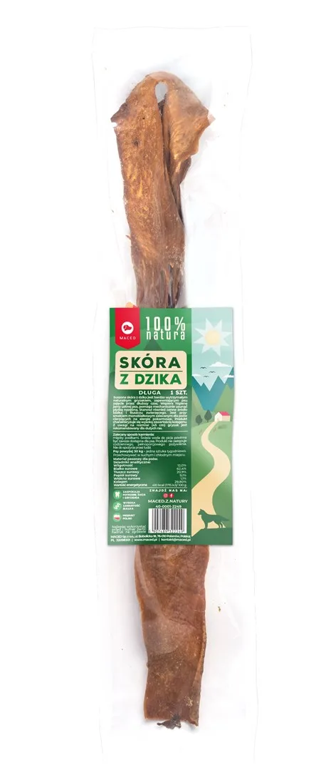 MACED Wild Boar Skin For Dogs 45 Cm - 1 Pc.