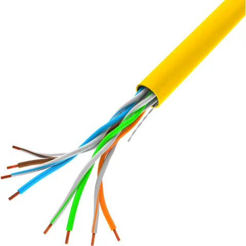 Lanberg LCU5-10CC-0305-Y networking cable Yellow 305 m U/UTP (UTP)