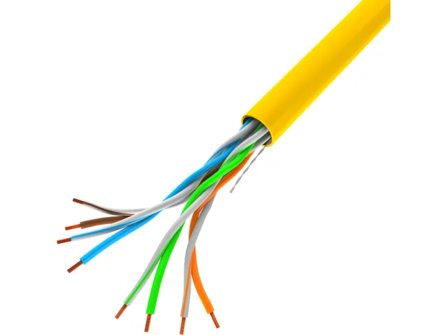 Lanberg LCU5-10CC-0305-Y networking cable Yellow 305 m U/UTP (UTP)