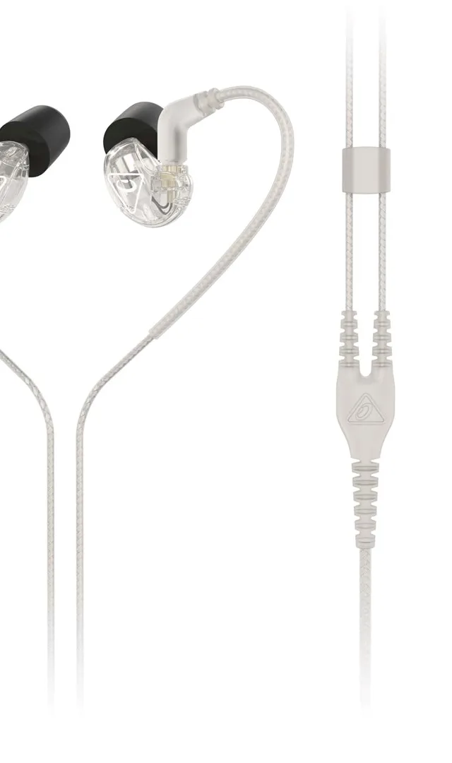 Behringer SD251-CL - In-ear headphones with MMCX connector, transparent