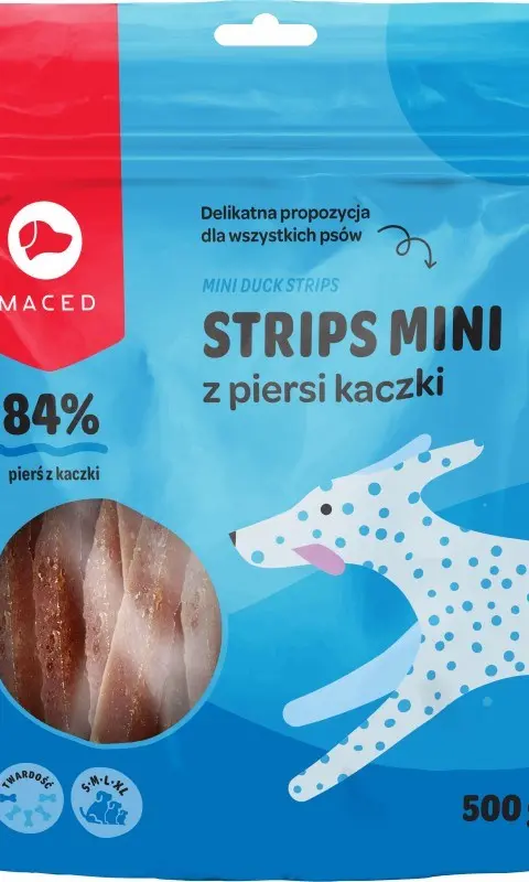 MACED Mini Ducks Strips - Dog Treat - 500g