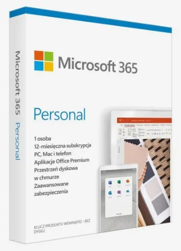 Microsoft 365 Personal Office suite Full 1 license(s) Polish 1 year(s)