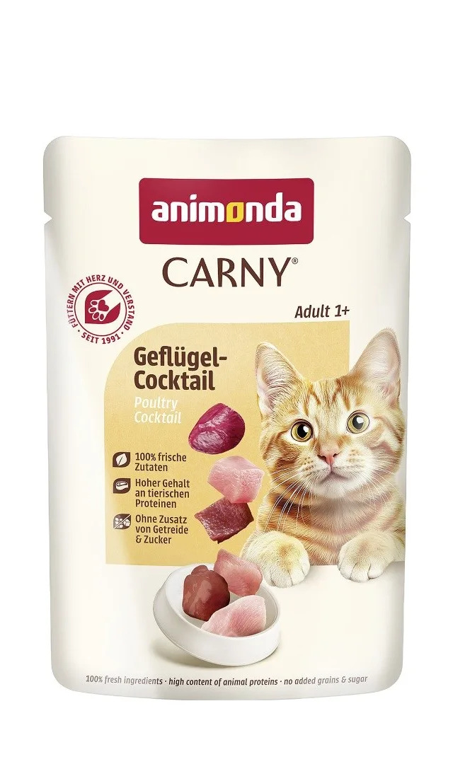 ANIMONDA Carny Adult Poultry Cocktail - Wet Cat Food - 85g