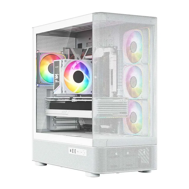 MODECOM Volcano Volcano AQ300 ARGB Midi White