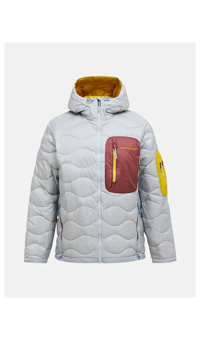 Kurtka Puchowa MÄ™Ska PEAK PERFORMANCE M Helium Utility Down Hood Jacket Kolor Grey - L