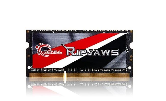 G.Skill Ripjaws F3-1600C11S-8GRSL memory module 8 GB 1 x 8 GB DDR3 204-pin SO-DIMM