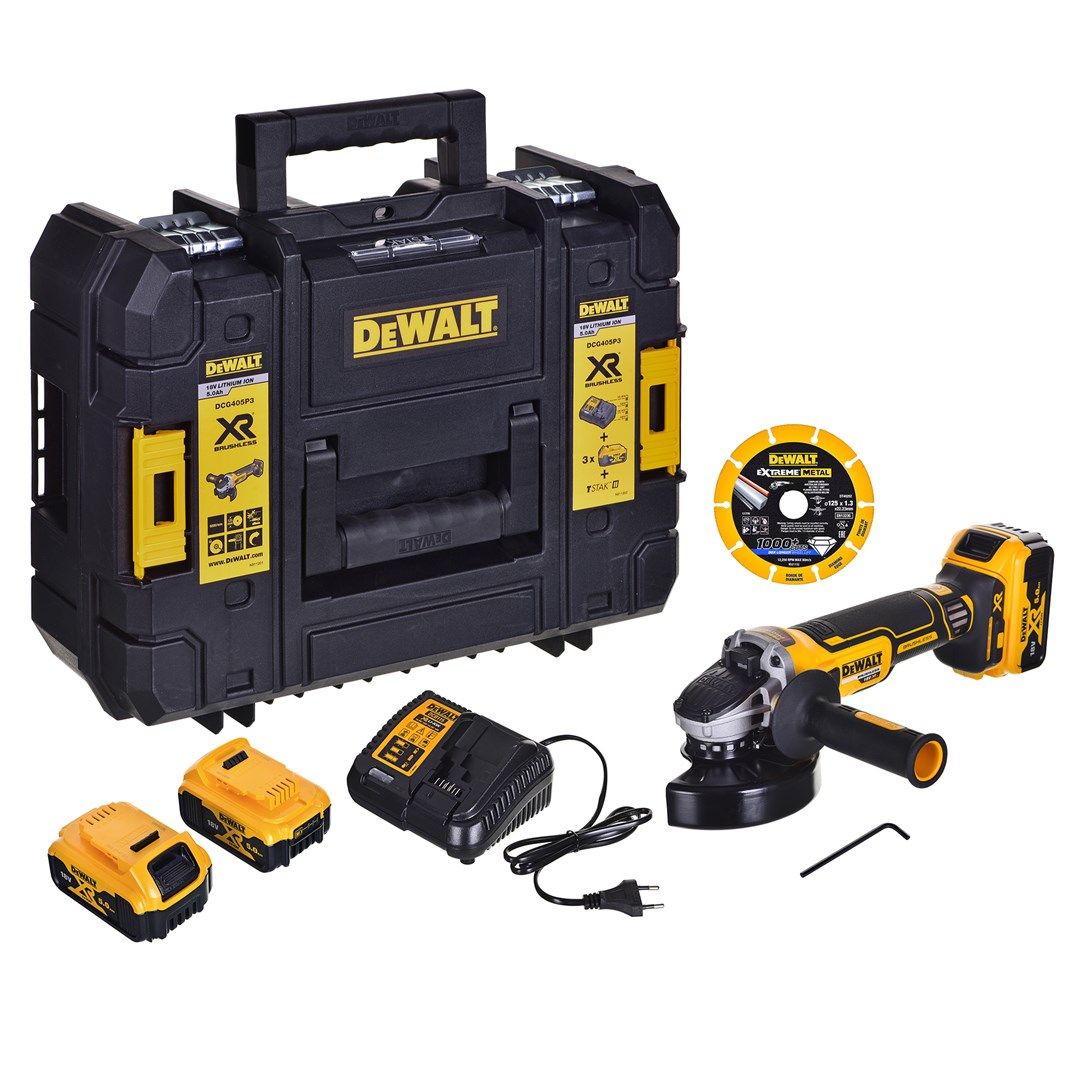 V DCG405P3 Angle Grinder DEWALT 18