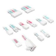 Kolink Core Pro 12V-2x6 Braided Cable Kit - White/Blue/Pink