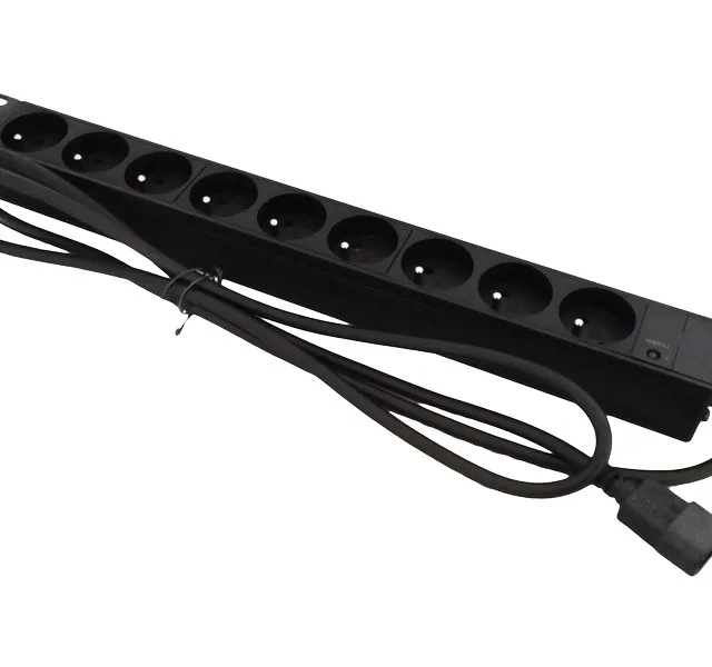 Alantec PZ09U power extension 1.8 m 9 AC outlet(s) Indoor Black