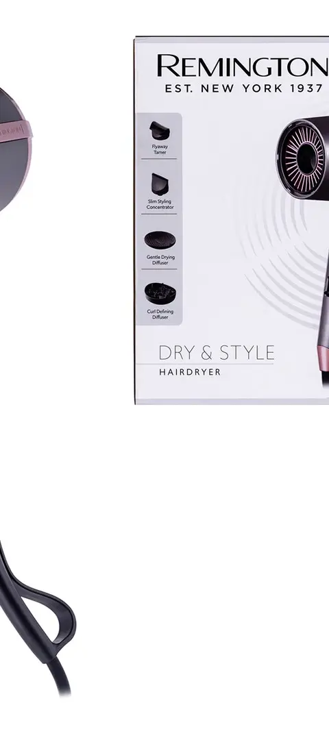 Remington D6077 Hair Dryer 2000 W Bronze Grey