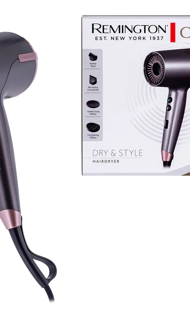 Remington D6077 Hair Dryer 2000 W Bronze Grey