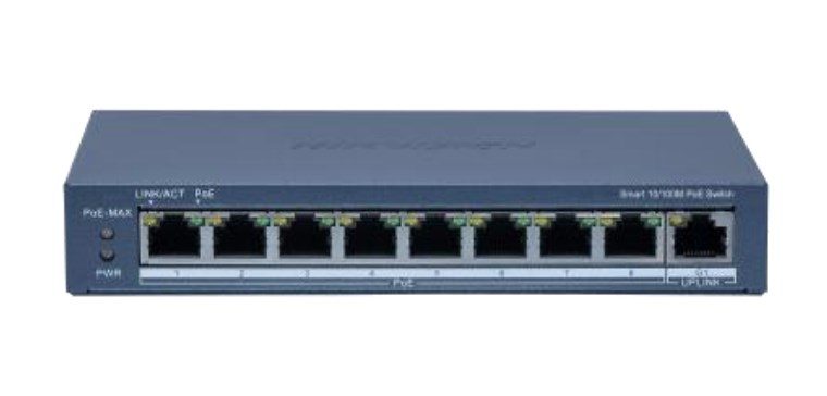Hikvision DS-3E1309P-EI(B) network switch Managed Fast Ethernet (10/100) Power over Ethernet (PoE)