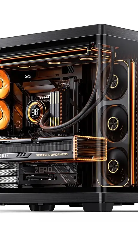 Jonsbo TK-4 Case Midi-Tower ATX Tempered Glass - Black