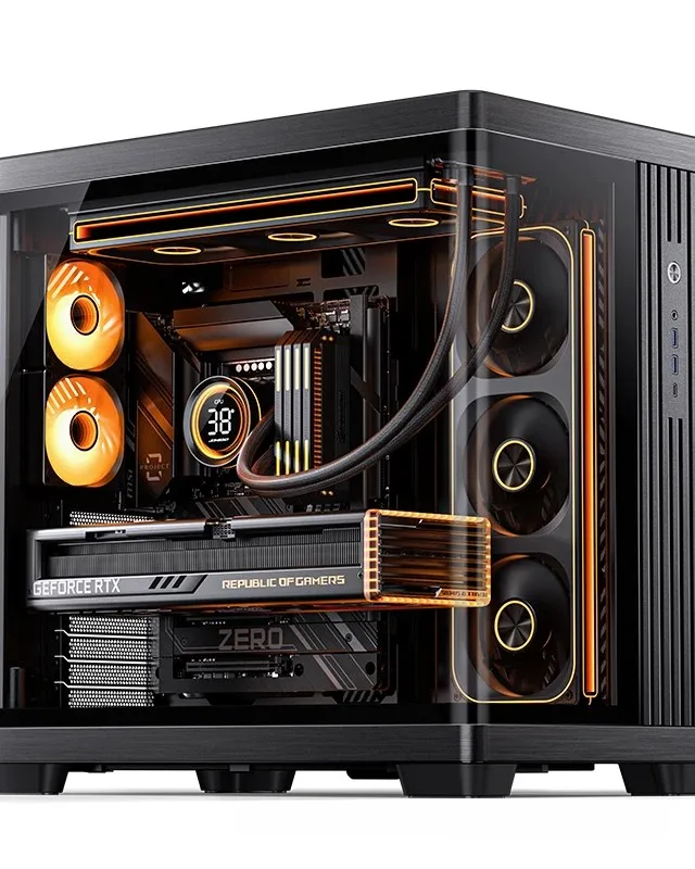Jonsbo TK-4 Case Midi-Tower ATX Tempered Glass - Black