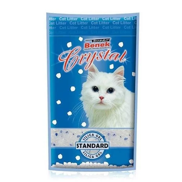 Certech Super Benek Crystal Standard Natural - Cat Litter Non-Clumping 3.8 L