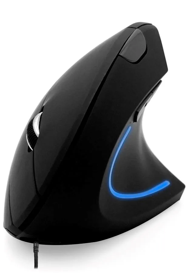 MEDIA-TECH VERTIC MT1122 Wired Vertical Mouse 6400 DPI Black