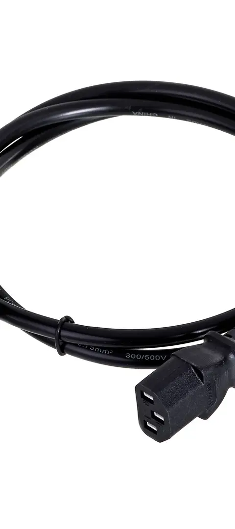 Savio CL-89 power cable Black 1.2 m IEC C13 IEC Type E (3.4 mm, 3.1 mm)