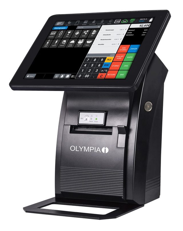 Olympia T210 All-in-One 25.4 cm (10") Touchscreen Black