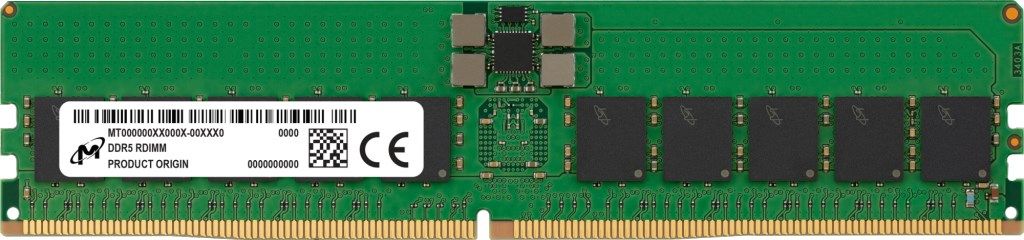 Micron MTC20F1045S1RC48BA2R memory module 32 GB 1 x 32 GB DDR5 288-pin DIMM