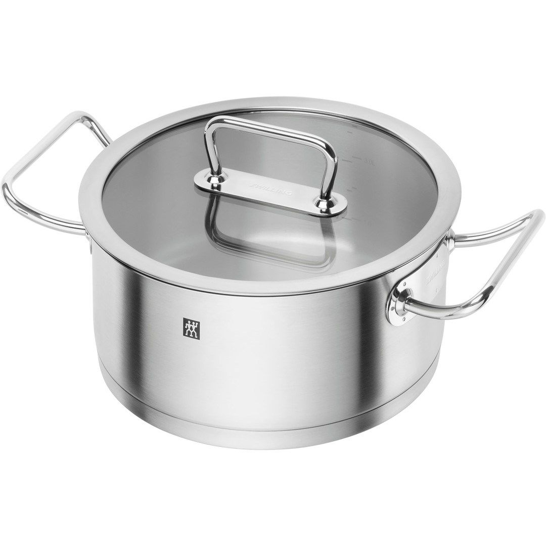 ZWILLING Pro Stew Pot 24 Cm Round 18/10 Stainless Steel