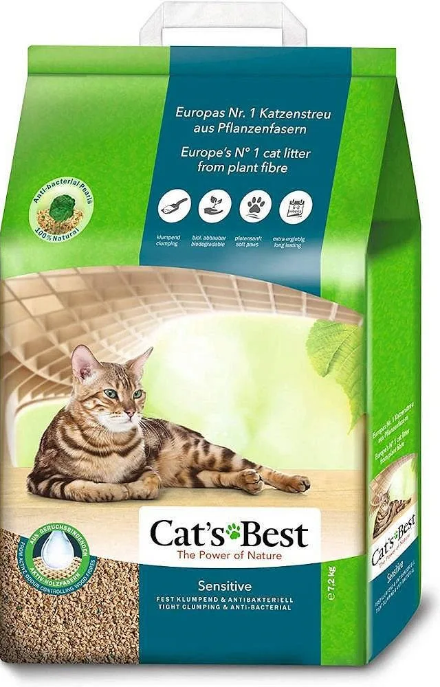 Cat'S Best Wooden Cat Litter Sensitive - 20 L