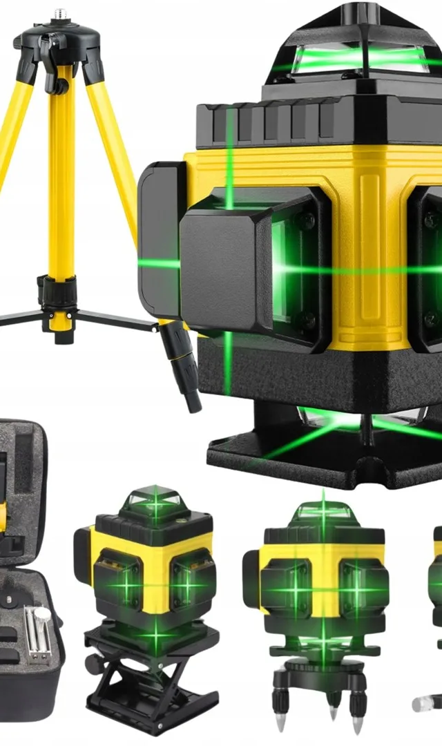 Extralink laser level set cross planar 4D with tripod