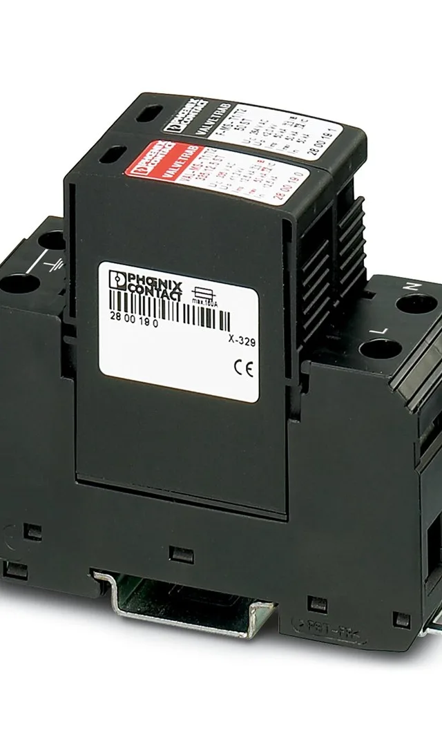 Stopper PHOENIX CONTACT, AC Type 1+2, 1-phase, PROTECTION VAL-MS-T1/T2 335/12.5/1+1