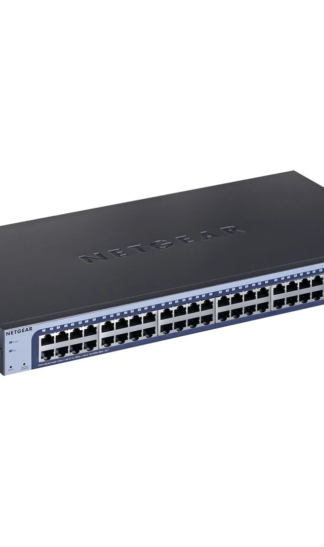 NETGEAR GS748T Managed L2+ Gigabit Ethernet (10/100/1000) Blue