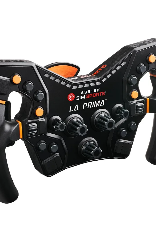 Asetek La Prima Black Steering Wheel PC