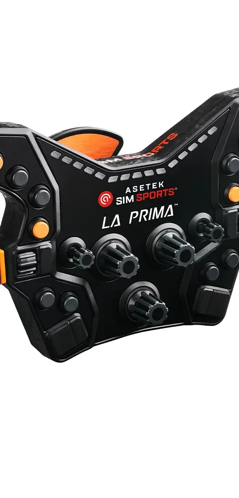 Asetek La Prima Black Steering Wheel PC