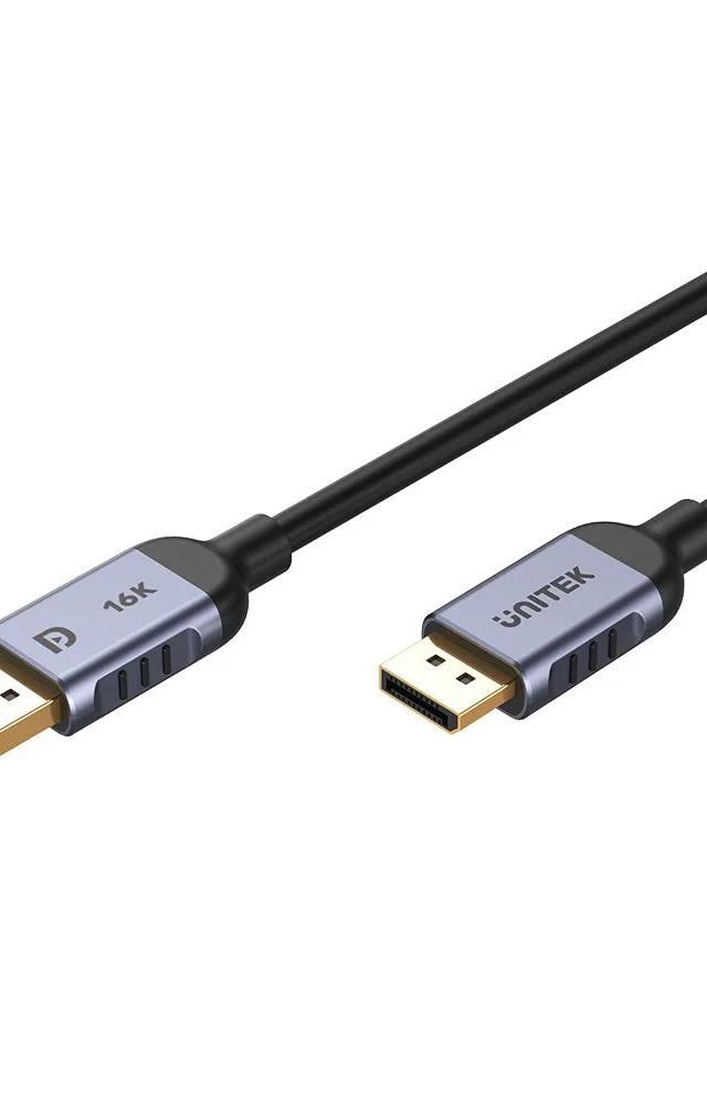 UNITEK C1626GY01-1.5M DisplayPort cable Black, Grey
