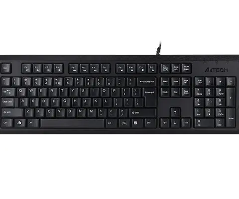 A4Tech KR-92 keyboard Universal USB QWERTY English Black