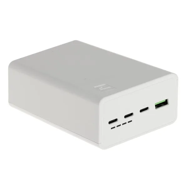White Powerbank Greencell 30000mAh 22.5W 4 Ports