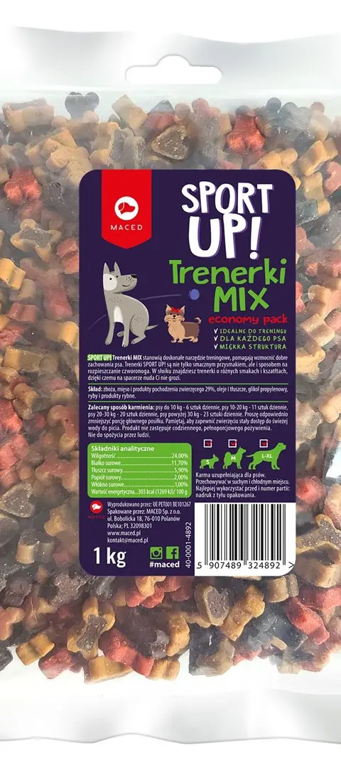 MACED Mix Sport Up Meat Bones - Dog Treat - 1 Kg