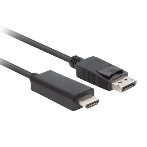 Lanberg CA-DPHD-11CC-0018-BK cable gender changer DisplayPort HDMI Black
