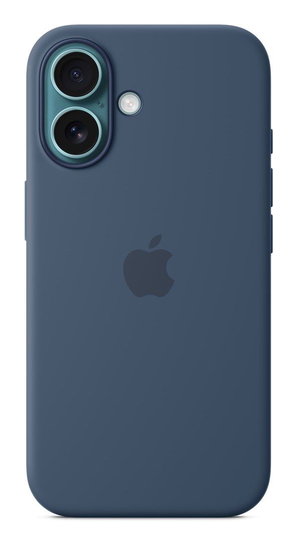 Apple IPhone16 Silicone Case With MagSafe - Denim